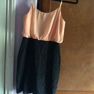 Tight Mid Pink/Black dress